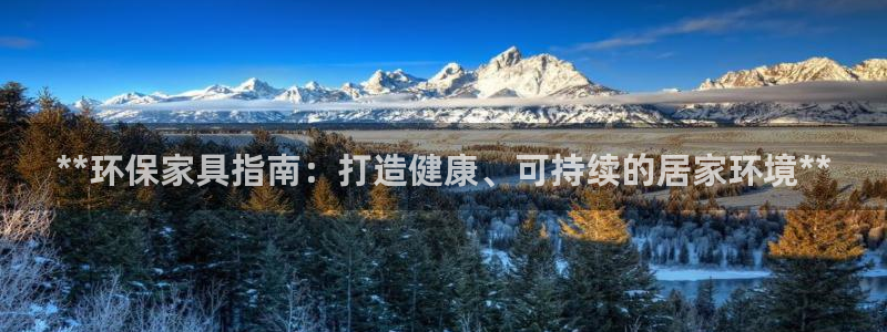 杏耀平台官网登录：**环保家具指南：打造健康、可持续的居家环