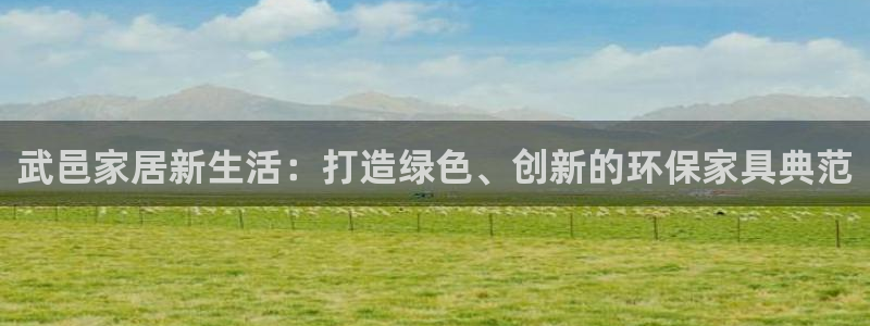 杏耀平台代理登录网址查询：武邑家居新生活：打造绿色、创新的环