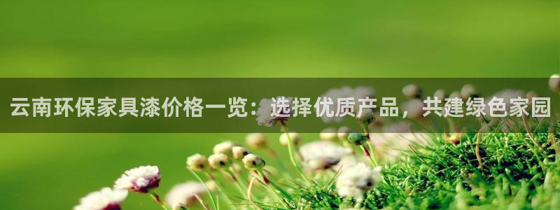 杏耀注册网址：云南环保家具漆价格一览：选择优质产品，共建绿色
